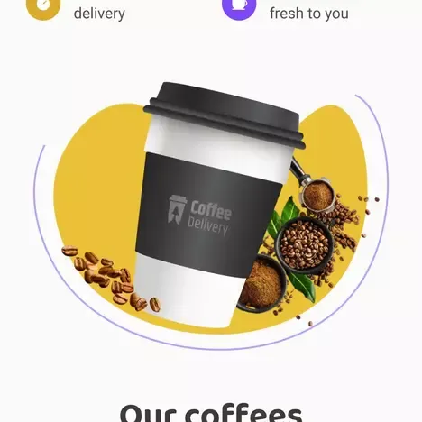 Interface do carrinho de compras Coffee Delivery.